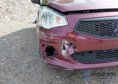 2020 Mitsubishi Mirage Le/Se from USA, damaged, VIN ML32F4FJ1LHF06821